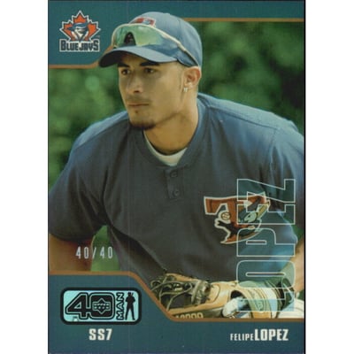 2002 Upper Deck 40-Man Electric Rainbow #67 Felipe Lopez