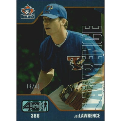 2002 Upper Deck 40-Man Electric Rainbow #76 Joe Lawrence