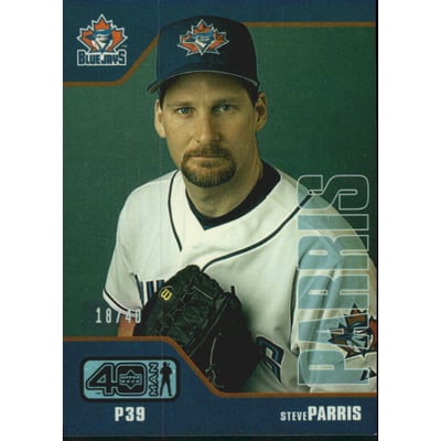 2002 Upper Deck 40-Man Electric Rainbow #82 Steve Parris