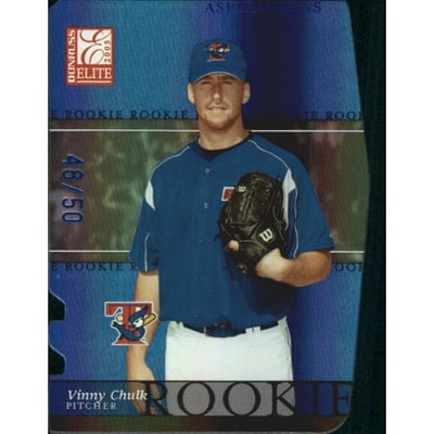 2003 Donruss Elite Aspirations #193 Vinny Chulk ROO/50