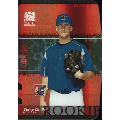 2003 Donruss Elite Status #193 Vinny Chulk ROO/50