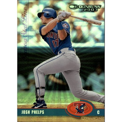 2003 Donruss Stat Line Season #225 Josh Phelps/15