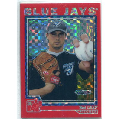 2004 Topps Chrome Red X-Fractors #351 Ted Lilly