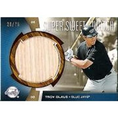 2006 Sweet Spot Super Sweet Swatch Gold #SWTG Troy Glaus Bat