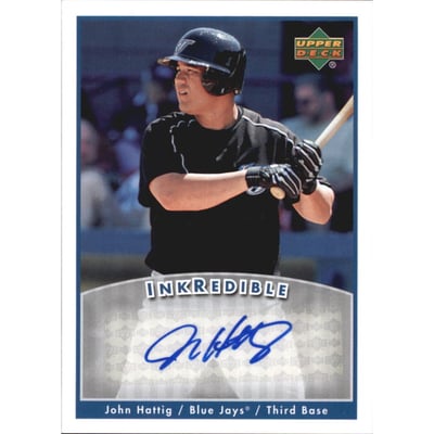 2006 Upper Deck INKredible #JH John Hattig UPD