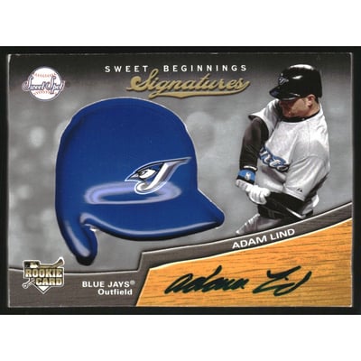 2007 Sweet Spot #101 Adam Lind AU (RC)