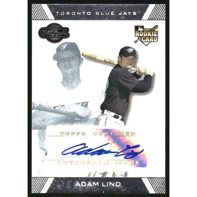 2007 Topps Co-Signers Blue #116 Adam Lind AU