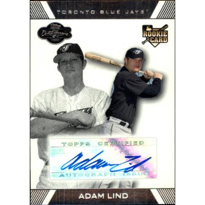 2007 Topps Co-Signers #116 Adam Lind AU (RC)