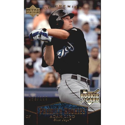 2007 Upper Deck Premier #209 Adam Lind (RC)