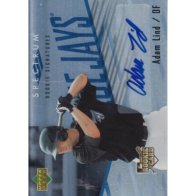 2007 Upper Deck Spectrum #101 A.Lind AU (RC)