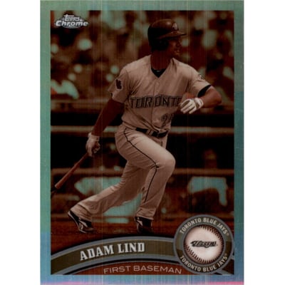 2011 Topps Chrome Sepia Refractors #122 Adam Lind