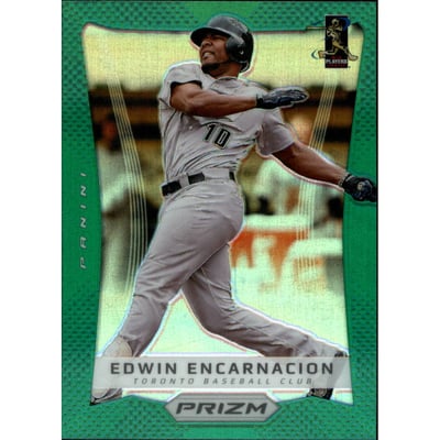 2012 Panini Prizm Prizms Green #74 Edwin Encarnacion