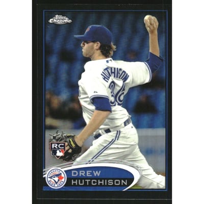 2012 Topps Chrome Black Refractors #193 Drew Hutchison