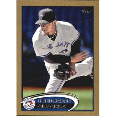 2012 Topps Mini Gold #562 Henderson Alvarez