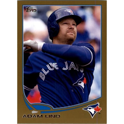 2013 Topps Mini Gold #557 Adam Lind