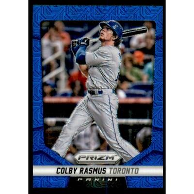 2014 Panini Prizm Prizms Blue Mojo #110 Colby Rasmus