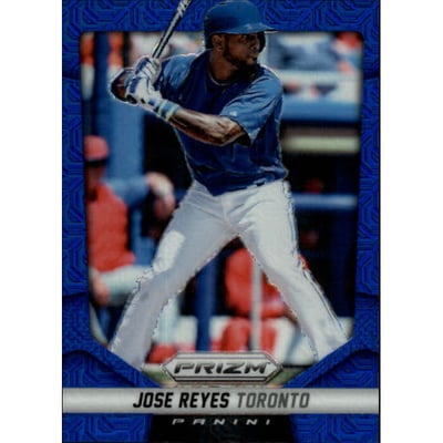 2014 Panini Prizm Prizms Blue Mojo #96 Jose Reyes