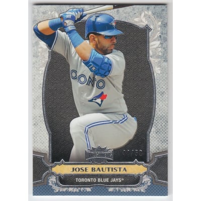 2014 Topps Triple Threads Onyx #33 Jose Bautista