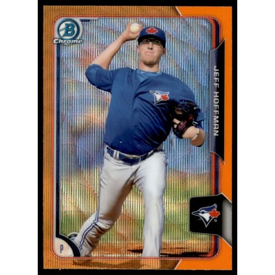 2015 Bowman Chrome Prospects Orange Wave Refractors #BCP236 Jeff Hoffman