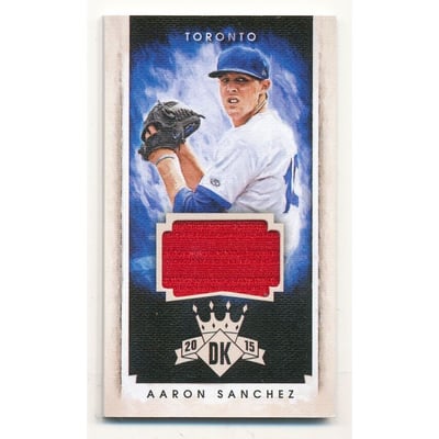 2015 Diamond Kings DK Minis Materials #201 Aaron Sanchez/99