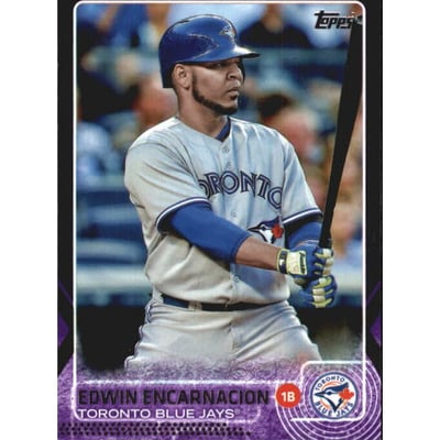 2015 Topps Toys R Us Purple Border #242 Edwin Encarnacion