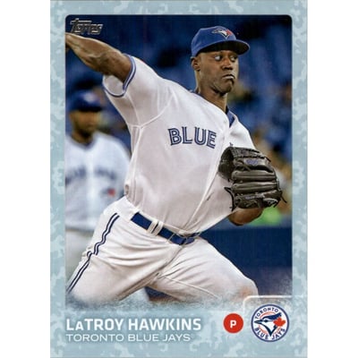 2015 Topps Update Snow Camo #US361 LaTroy Hawkins