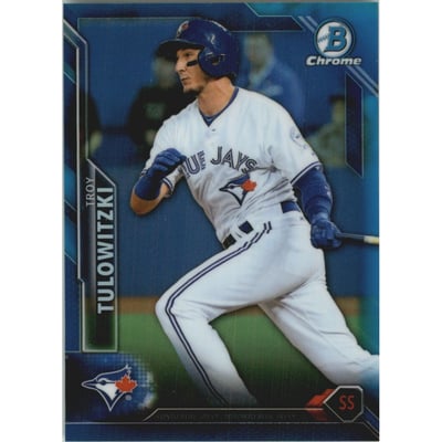 2016 Bowman Chrome Blue Refractors #21 Troy Tulowitzki