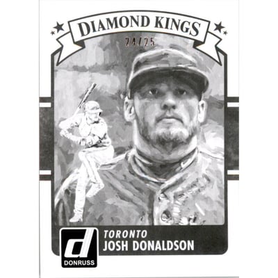 2016 Donruss Test Proof Black #29 Josh Donaldson DK