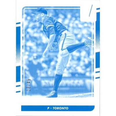 2016 Donruss Test Proof Cyan #49 David Price