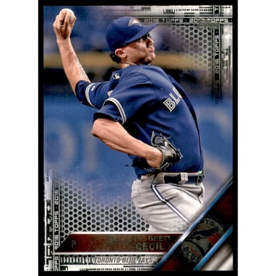 2016 Topps Black #363 Brett Cecil