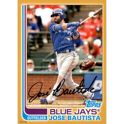 2017 Topps Archives 5x7 Gold #147 Jose Bautista