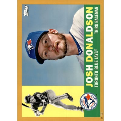 2017 Topps Archives 5x7 Gold #29 Josh Donaldson