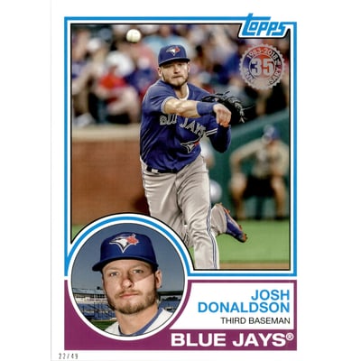 2018 Topps 5x7 '83 Topps #8345 Josh Donaldson