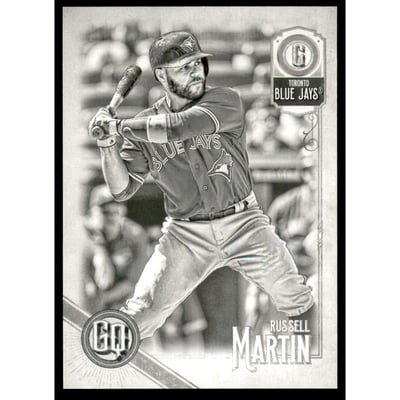 2018 Topps Gypsy Queen Black and White #141 Russell Martin