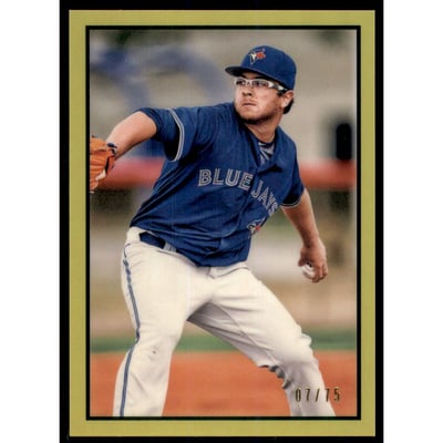 2019 Bowman Heritage Chrome Prospects Yellow Refractors #53CP59 Anthony Kay
