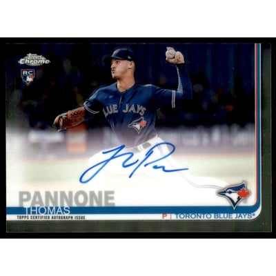 2019 Topps Chrome Rookie Autographs #RATP Thomas Pannone
