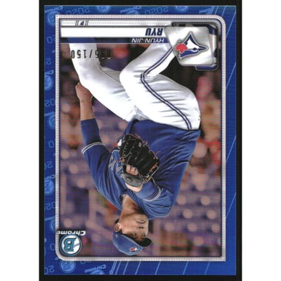 2020 Bowman Chrome Blue Refractors #69 Hyun-jin Ryu