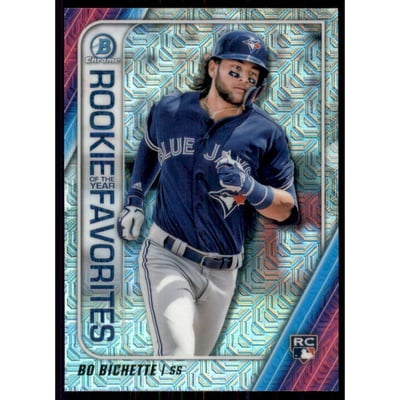2020 Bowman Chrome Mega Box Rookie of the Year Favorites Refractors #ROYFBB Bo Bichette
