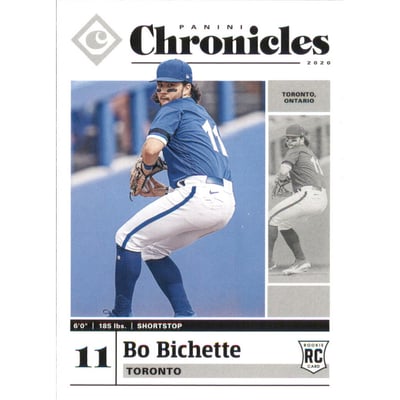 2020 Panini Chronicles #31 Bo Bichette RC