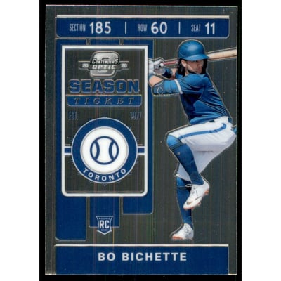 2020 Panini Contenders Optic #1 Bo Bichette RC