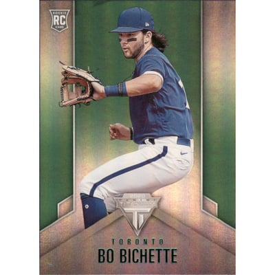 2020 Panini Titanium Green #11 Bo Bichette
