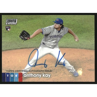 2020 Stadium Club Chrome Autographs #34 Anthony Kay