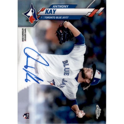 2020 Topps Chrome Rookie Autographs Refractors #RAAK Anthony Kay
