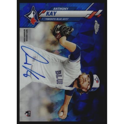 2020 Topps Chrome Sapphire Autographs #CSAAK Anthony Kay