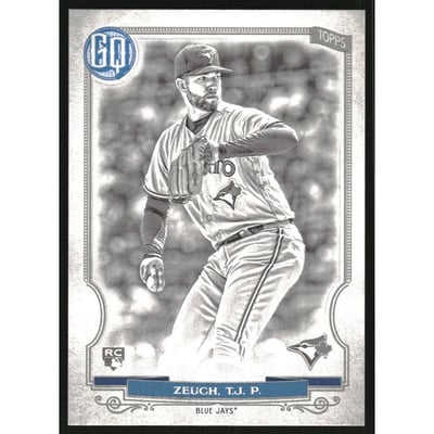2020 Topps Gypsy Queen Black and White #74 T.J. Zeuch