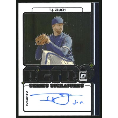 2021 Donruss Optic Retro Signature Series #38 T.J. Zeuch