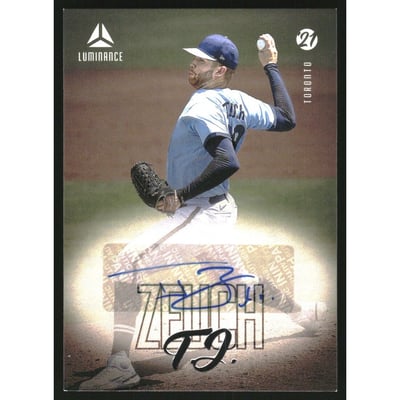 2021 Panini Luminance Autographs #5 T.J. Zeuch