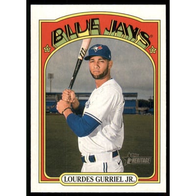 2021 Topps Heritage #416 Lourdes Gurriel Jr. SP
