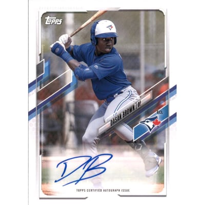 2021 Topps Pro Debut Autographs #PD94 Dasan Brown