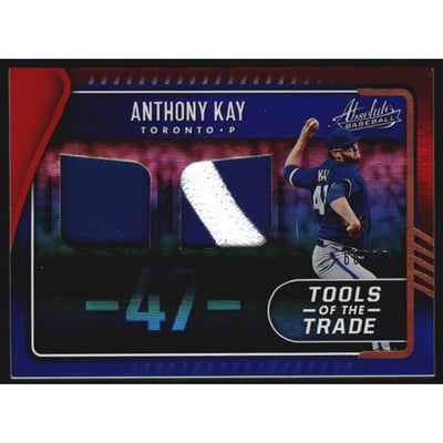 2022 Absolute Tools of the Trade 2 Swatch Spectrum Red #11 Anthony Kay/99